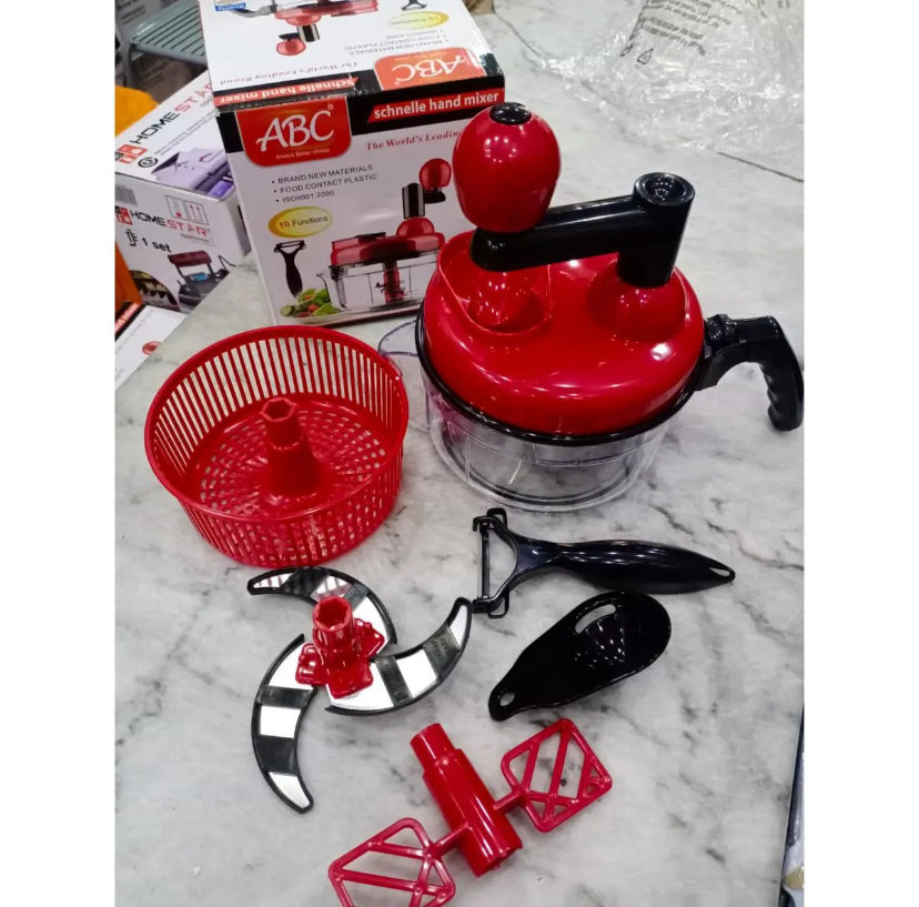 ABC Quick Hand Mixer Handy Chopper With 10 Functions