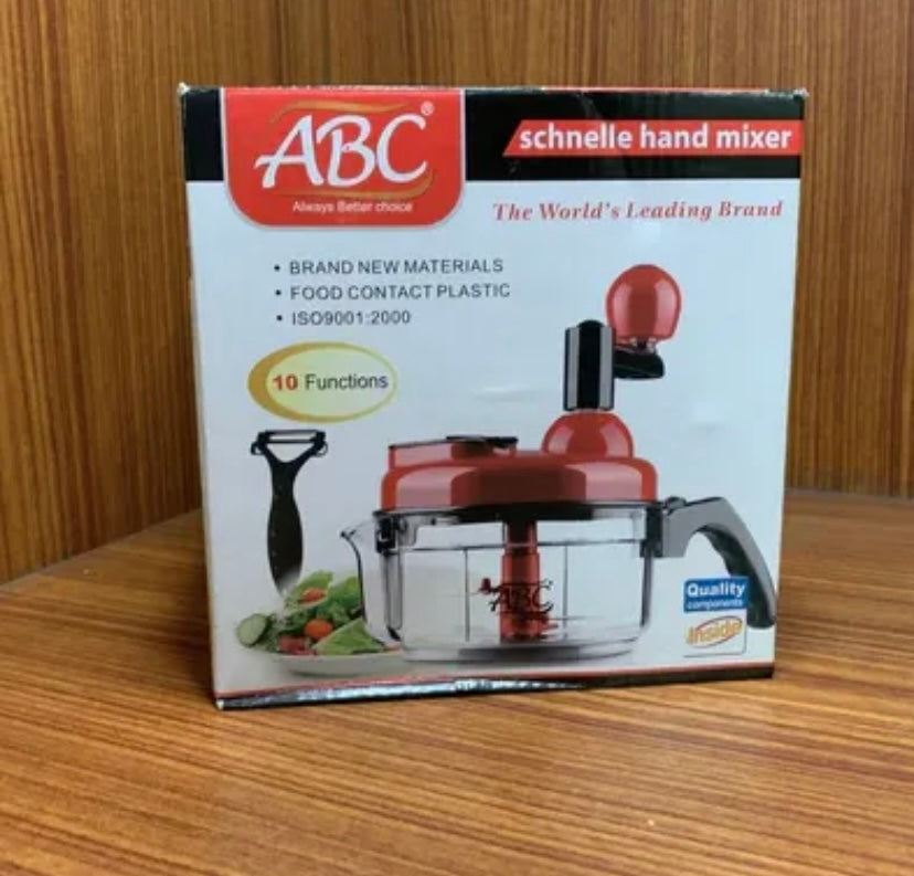 ABC Quick Hand Mixer Handy Chopper With 10 Functions