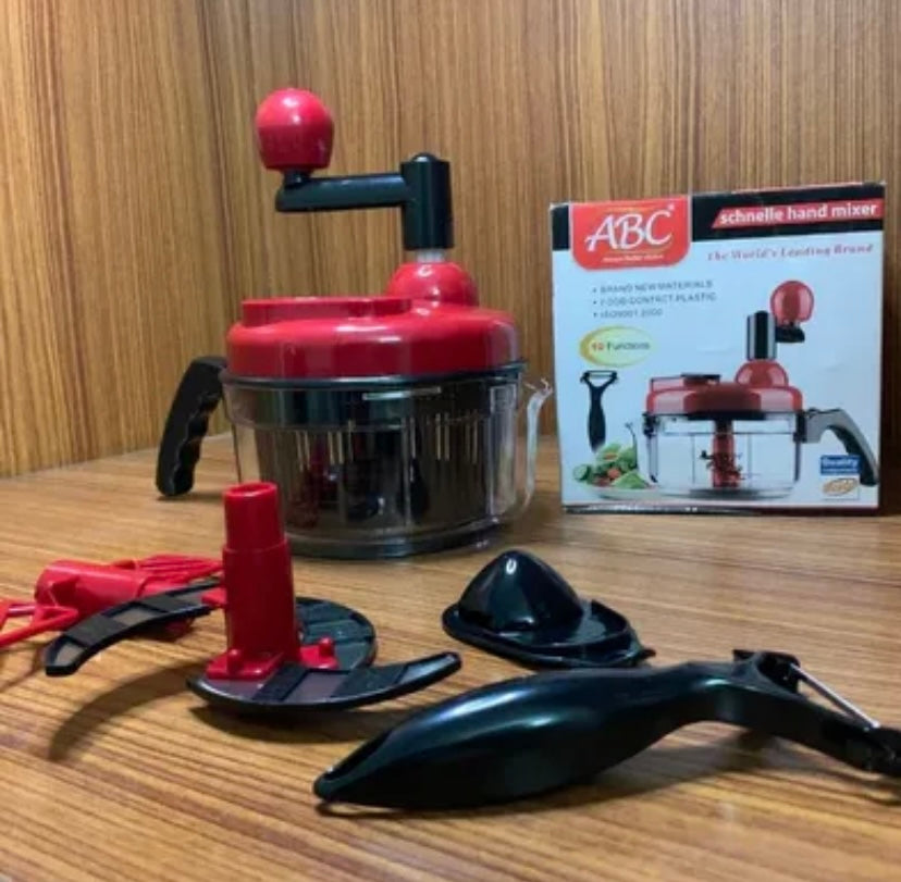 ABC Quick Hand Mixer Handy Chopper With 10 Functions