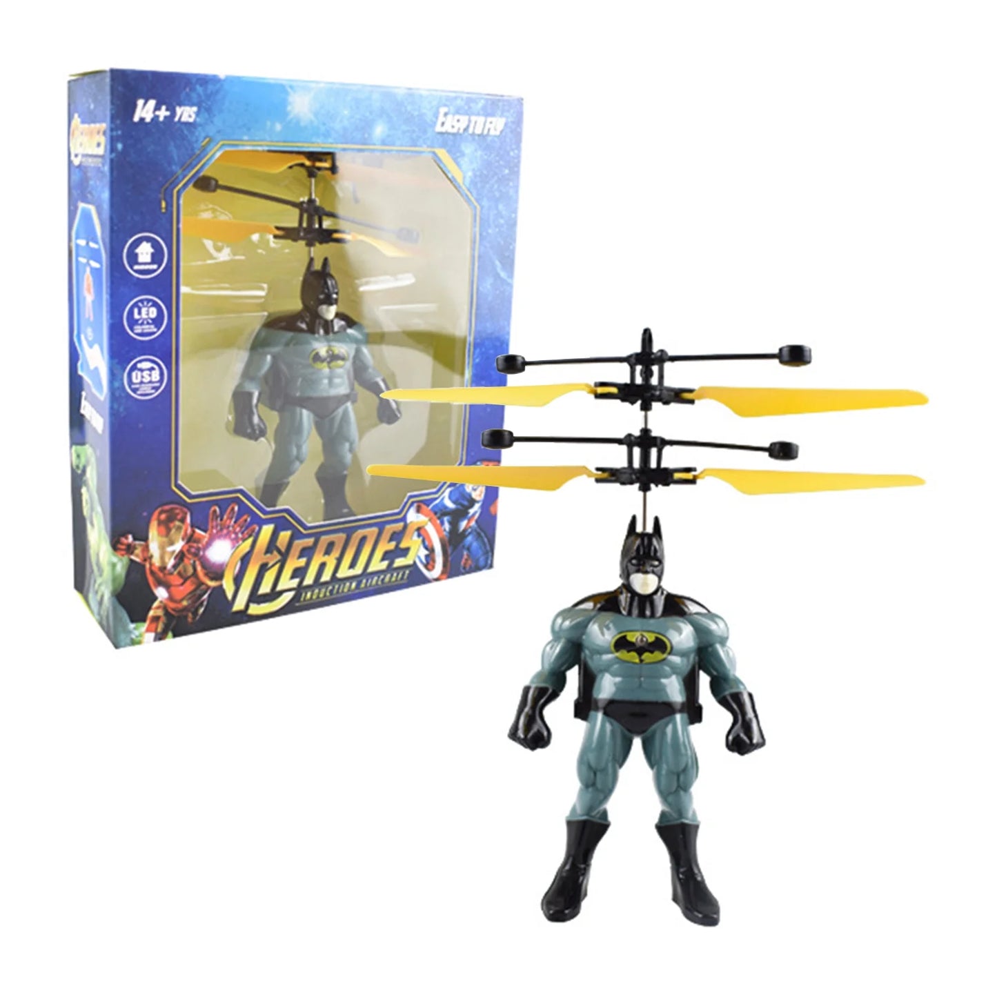 Flying Aircraft Action Figure with Hand Sensor