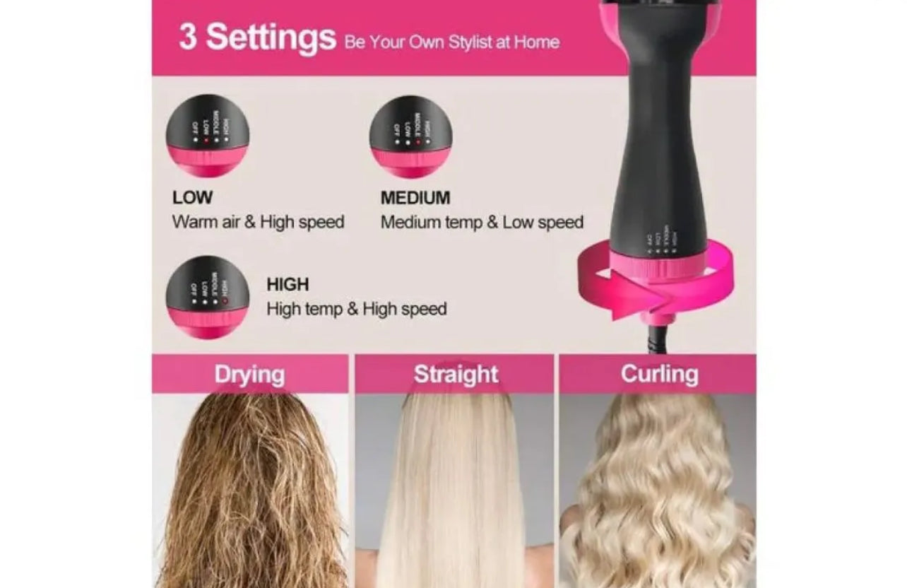 One Step Hair Straightening Brush
