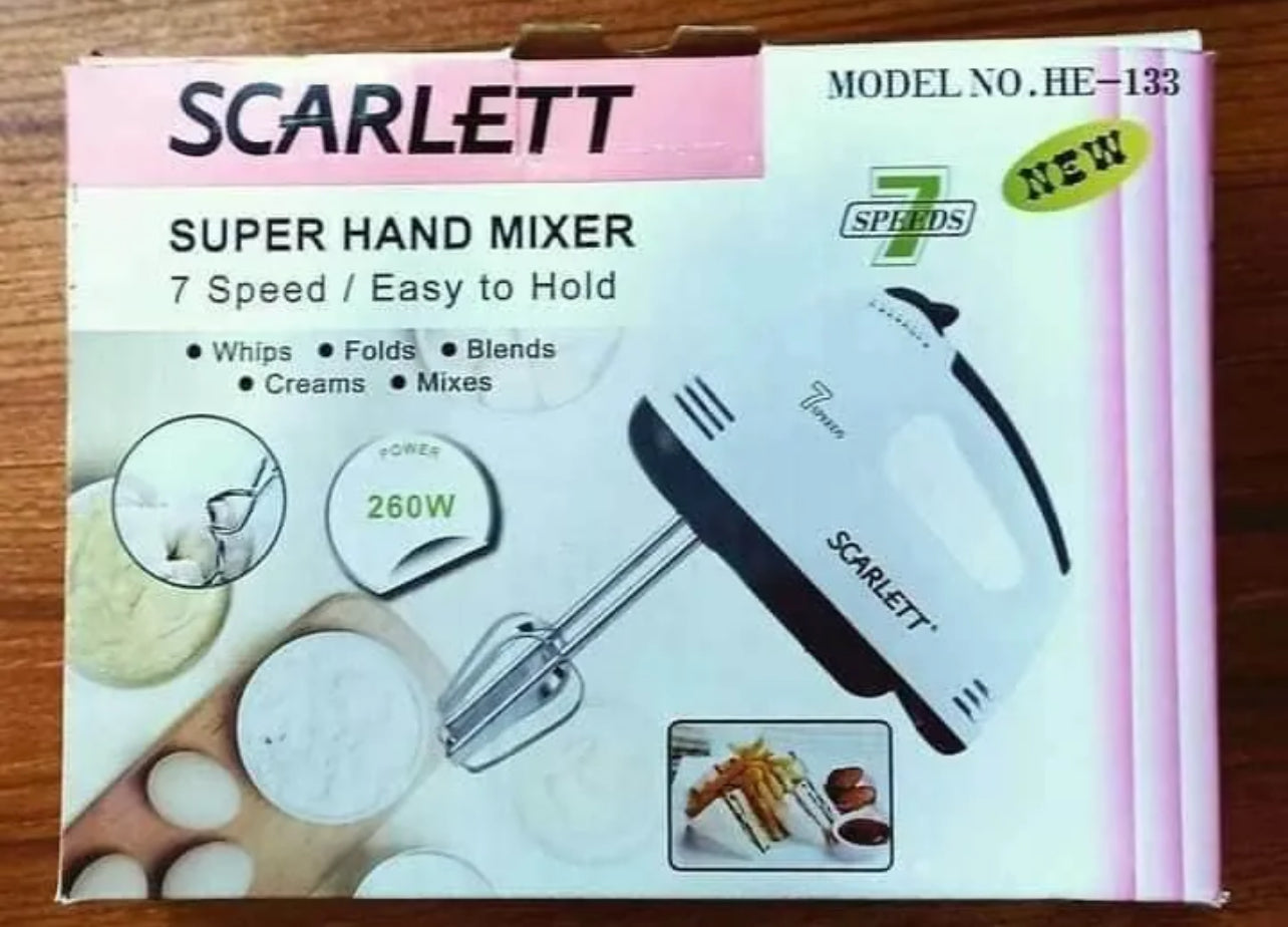 Scarlett HandMixer with 7 Speeds