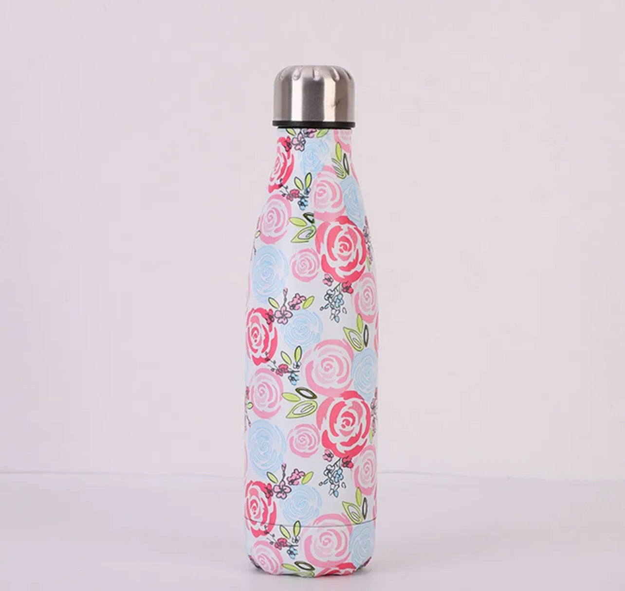 Floral High Quality 500ml Double-Wall Insulated Vacuum Water Bottle Printed