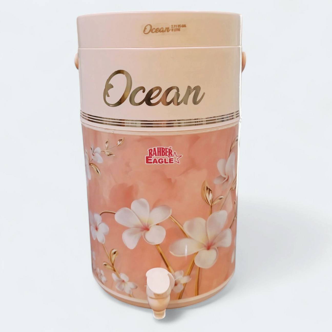 OCEAN RAHBER ICE COOL 8LITER PLASTIC WATER COOLER