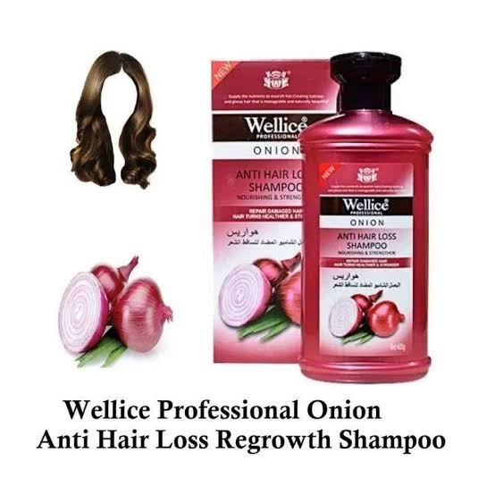 Wellice Onion Anti Hair Loss Shampoo 400ml