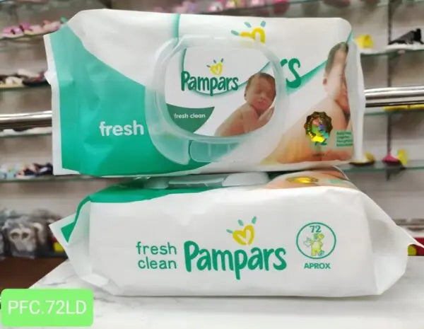 Pampars Wipes 72 Pieces