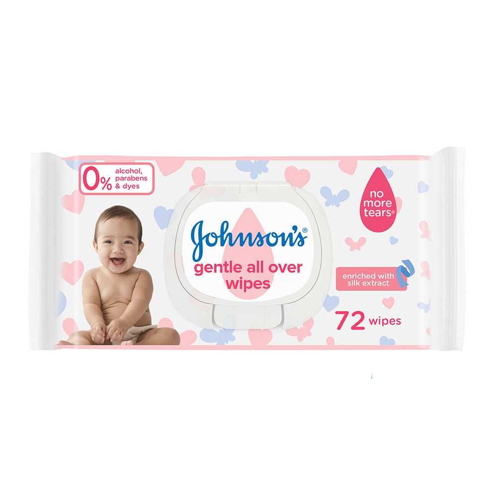 Johnson’s Wipes 72 Pcs