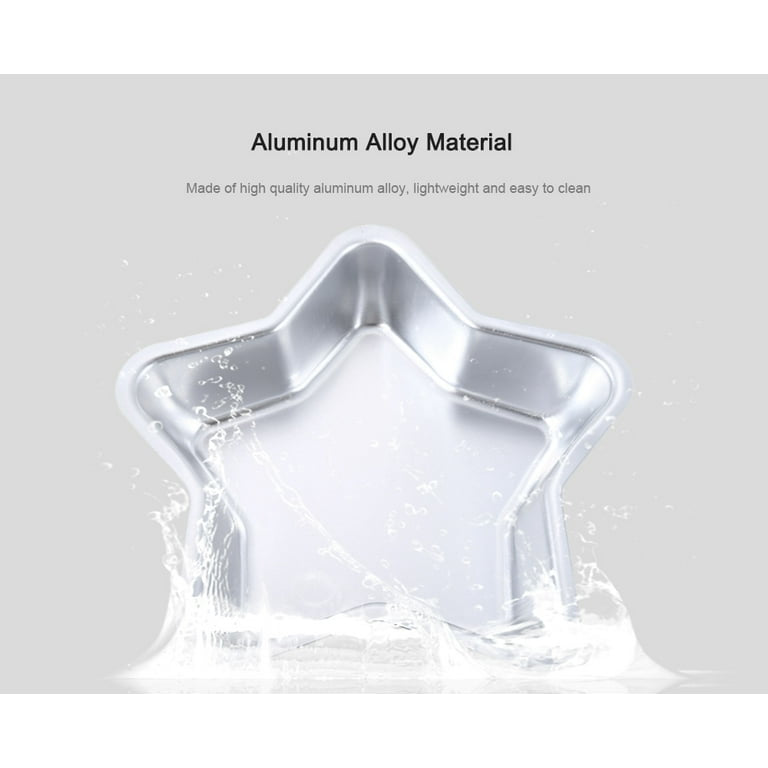 Aluminum Alloy Baking Mold Five-pointed Star Shape Cake Pan Mold Home Baking Tool