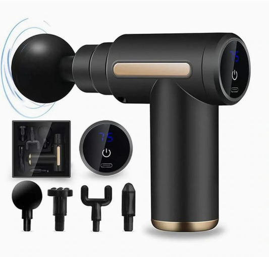 Portable Mini Muscle Massage Gun-Handheld Electric Deep Tissue Percussion Muscle Massager, Ultra Quiet Pain Relief Fascia Gun