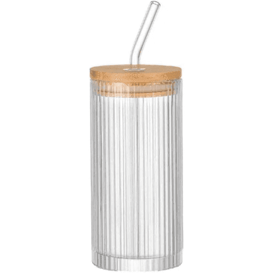 Juice Glass with straw |  1PC AIR TIGHT STRAW JUICE JAR | 420Ml , EPB78/L1  |  HIGH QUALITY BOROSILICATE MADE Glass