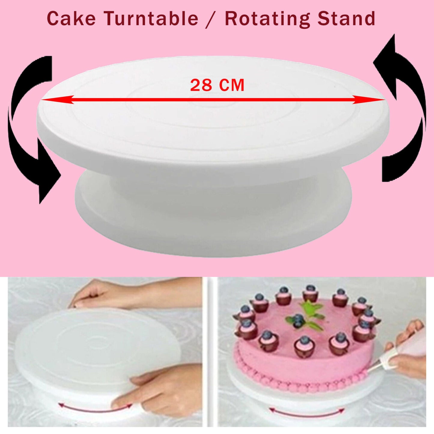 Cake Decorating Turntable Stand