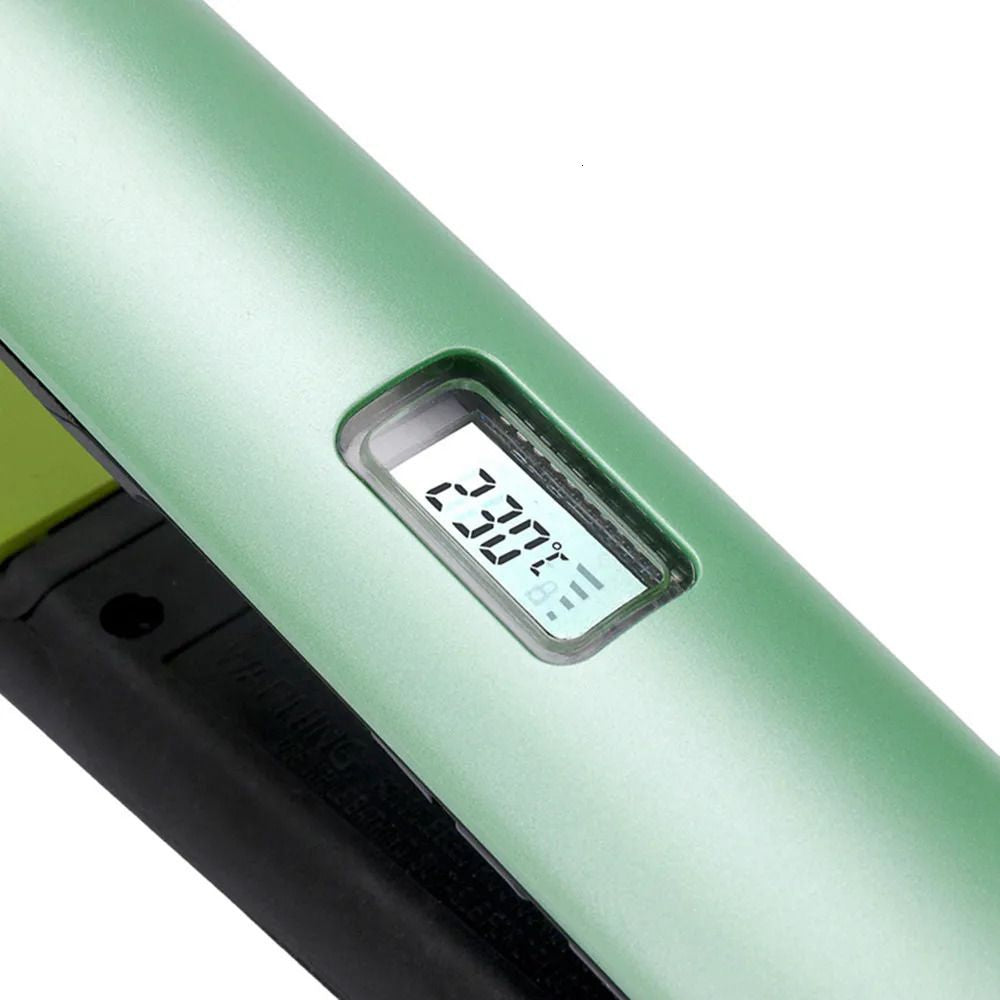 S9960 Hair Straightener 1.25 Inch Ceramic Flat Iron LCD